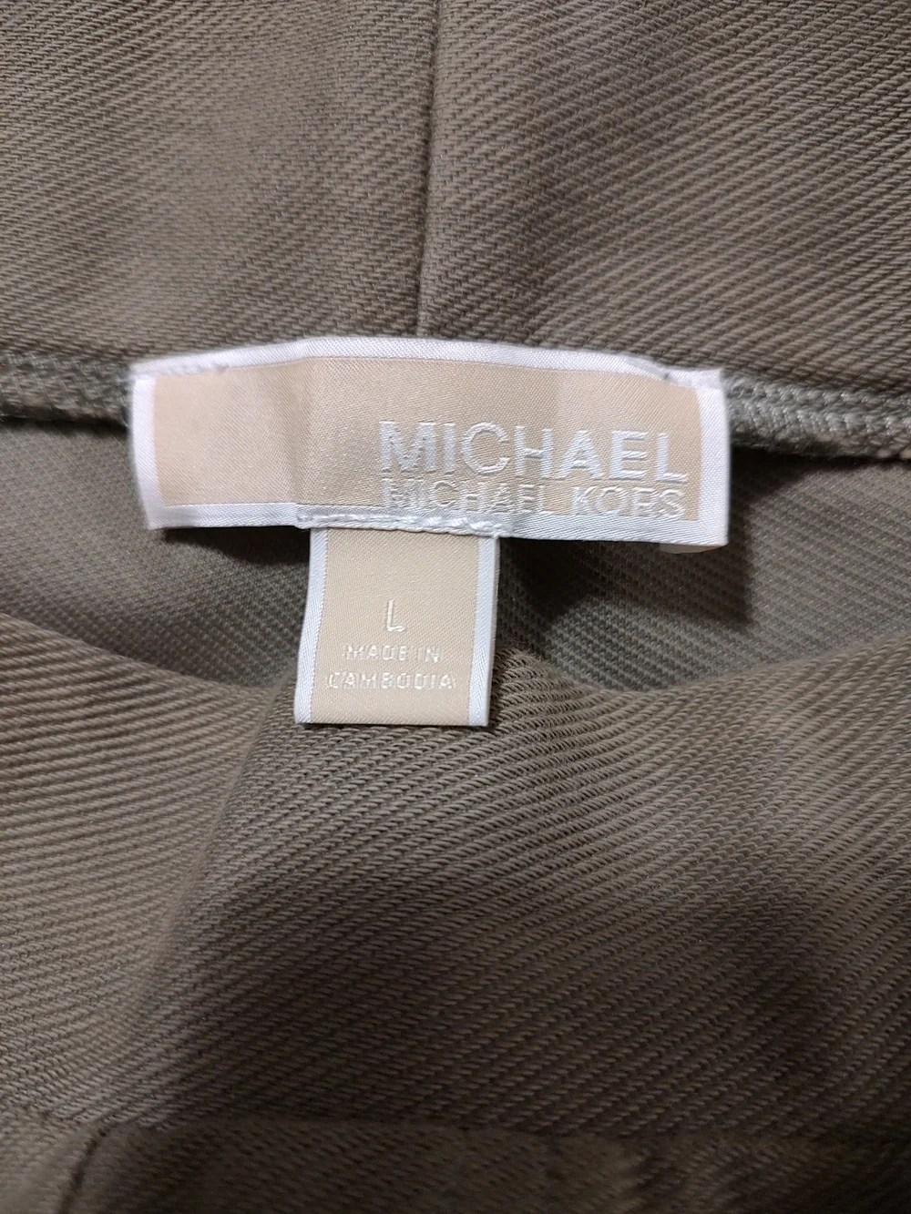 Michael Kors Olive Green Skinny Jeans